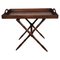 Italian Wooden Butlers Tray Stand, 1970s, Image 1