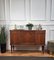 Mid-Century Art Deco Italian Walnut Slatted Carved Dry Bar Sideboard, 1940s 2