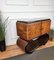 Mid-Century Art Deco Italian Walnut Burl & Mirror Mosaic Dry Bar Sideboard by Paolo Buffa, 1940s, Image 8