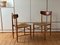 Dänische Mid-Century Rushes Stühle aus Papierkordel, 1950er, 5er Set 9