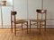 Mid-Century Danish Papercord Rushes Chairs, 1950s, Set of 5 4