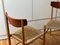 Chaises Mid-Century Papercord Rushes, Danemark, 1950s, Set de 5 6