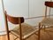 Dänische Mid-Century Rushes Stühle aus Papierkordel, 1950er, 5er Set 6