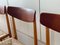 Dänische Mid-Century Rushes Stühle aus Papierkordel, 1950er, 5er Set 5