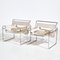 Model B3 Wassily Chairs attributed to Marcel Breuer for Gavina, 1960s, Set of 2 1