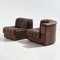 Ds11 Modular Leather Sofa Sections & Ottoman from de Sede, 1970s, Set of 6 17