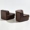 Ds11 Modular Leather Sofa Sections & Ottoman from de Sede, 1970s, Set of 6 18