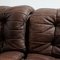 Ds11 Modular Leather Sofa Sections & Ottoman from de Sede, 1970s, Set of 6 4