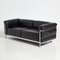 2-Seater Lc3 Leather Sofa by Le Corbusier for Cassina, 2000s 2