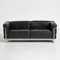 2-Seater Lc3 Leather Sofa by Le Corbusier for Cassina, 2000s 1