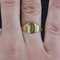 Moderner Flacher Ring aus 18 Karat Gelbgold 5