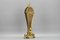 Antiker Französischer Klappbarer Pfauen Fan Kaminschirm aus Messing & Bronze, 1920er 14