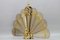 Antiker Französischer Klappbarer Pfauen Fan Kaminschirm aus Messing & Bronze, 1920er 8