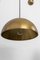 Double Brass Pendant with Adjustable Counter Weights attributed to Florian Schulz, 1970s, Image 3
