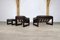 MP-097 Living Room Set in Dark Brown Leather from Percival Lafer, 1960s, Set of 4, Image 10