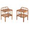 Mid-Century Italian Bamboo Rattan Bedside Tables by Franco Albini, 1960s, Set of 2 1