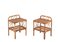 Tables de Chevet Mid-Century en Rotin et Bambou par Franco Albini, Italie, 1960s, Set de 2 4