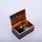 Mid-Century Acrylic Glass Tortoiseshell Effect& Brass Jewelry Box by Christian Dior, Italy, 1970s 12