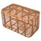 Mid-Century French Riviera Bamboo & Rattan Rectangular Basket, 1960s 1