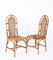 Bamboo & Vienna Straw Chairs from Vivai Del Sud, Italy, 1970s, Set of 4 3