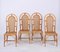 Bamboo & Vienna Straw Chairs from Vivai Del Sud, Italy, 1970s, Set of 4 12