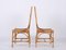Stühle aus Bambus & Wiener Stroh von Vivai Del Sud, Italien, 1970er, 4er Set 6
