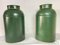 Large Oval Toleware Tea Canisters with Armorial Decoration, Set of 2 2