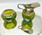 Art Nouveau Cream Jug & Sugar Bowl with Details of Irradiated Glass from Loetz, 1905, Set of 2 13