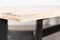 Large English Brutalist Dining Table in Ebonised and Bleached Pine, 1970s, Image 8