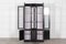 French Ebonised Faux Bamboo and Glazed Beech Breakfront Bookcase 2