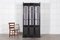 French Ebonised Faux Bamboo and Glazed Beech Breakfront Bookcase, Image 4