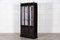 French Ebonised Faux Bamboo and Glazed Beech Breakfront Bookcase 3