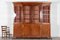 Large English Breakfront Glazed Mahogany Bookcase, 1870s, Image 4