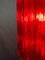 Lámparas de araña italianas rojas de Valentina Planta, Murano. Juego de 2, Imagen 14
