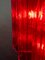 Lámparas de araña italianas rojas de Valentina Planta, Murano. Juego de 2, Imagen 15
