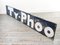 Early 20th Century 9 Foot Reclaimed Advertising Wooden Sign for Typhoo Tea, 1940s 7