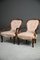 Victorian Carved Rosewood Armchairs, Set of 2 4