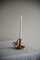 Antiker Kerzenhalter aus Messing 4