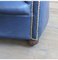 Blue Leather Armchair, 1960s, Image 7