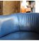 Blue Leather Armchair, 1960s 5