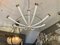 Lámpara de araña italiana de latón, años 50, Imagen 4