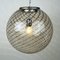 Vintage La Murrina Swirled Murano Glass Pendant Lamp, Italy, 1970s 6