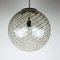 Vintage La Murrina Swirled Murano Glass Pendant Lamp, Italy, 1970s 12