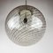 Vintage La Murrina Swirled Murano Glass Pendant Lamp, Italy, 1970s 5