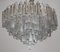 Large Triedri Crystals Cascade Chandelier from Venini, 1960s, Image 4