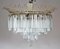 Large Triedri Crystals Cascade Chandelier from Venini, 1960s, Image 5