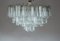 Large Triedri Crystals Cascade Chandelier from Venini, 1960s, Image 2