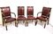 Chaises en Cuir, Vienna, Set de 4 14