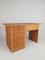 Vintage Italian Writing Desk with Drawers in Bamboo, Rattan and Plywood, 1970s, Image 14