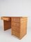 Vintage Italian Writing Desk with Drawers in Bamboo, Rattan and Plywood, 1970s 6